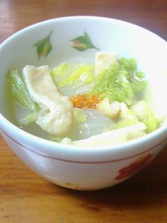 創味シャンタンDXで煮浸し 白菜 油揚げ-レシピのメイン写真