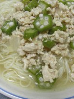冷しそぼろあんかけそうめん-レシピのメイン写真