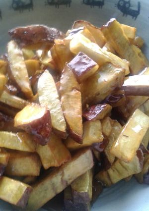 レンジで時短 給食の大学芋-レシピのメイン写真