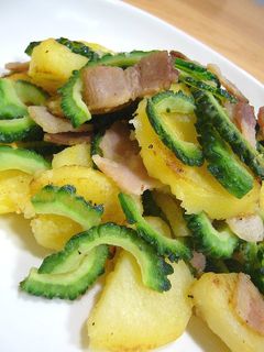 にがうり X ジャーマンポテト。-レシピのメイン写真