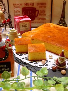 プロセスチーズでスフレチーズケーキ風♡-レシピのメイン写真