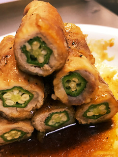 オクラの肉巻き-レシピのメイン写真