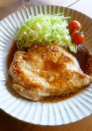 鶏むね肉で♡こってりステーキ♪-レシピのメイン写真