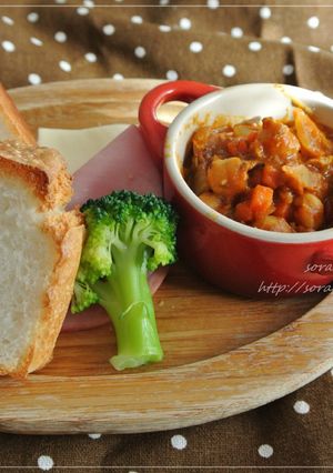節約♡絶品♡鯖缶とひよこ豆のキーマカレー-レシピのメイン写真