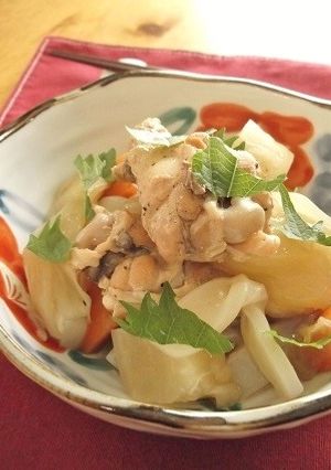 手羽元と根菜とこんにゃくの八角醤油煮-レシピのメイン写真