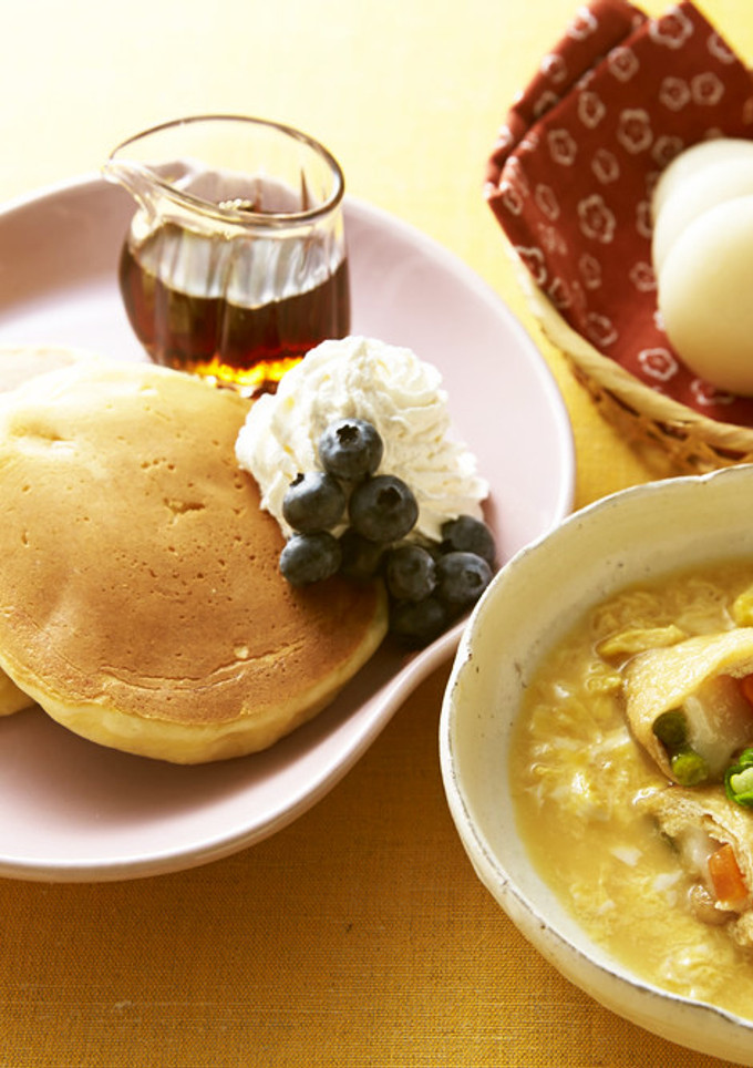 うす揚げ巻き餅の卵とじ-レシピのメイン写真