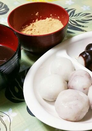 『逃げ恥』観ながら炬燵で、お汁粉.。o○-レシピのメイン写真
