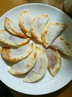 簡単!柿ジャムと餃子の皮で柿パイ風おやつ-レシピのメイン写真