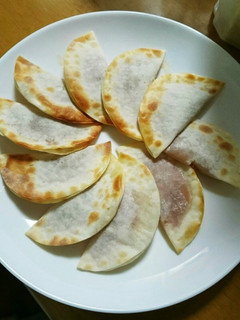 簡単!柿ジャムと餃子の皮で柿パイ風おやつ-レシピのメイン写真