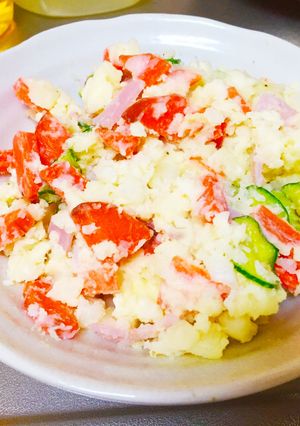 【混ぜるだけ！】チーズポテトサラダ-レシピのメイン写真