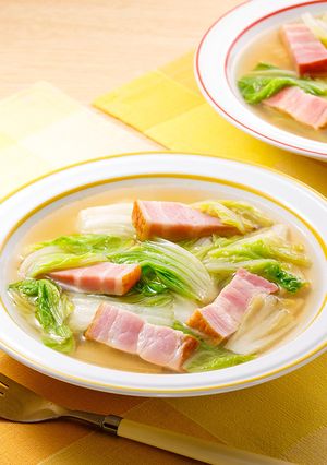白菜のスープ野菜-レシピのメイン写真