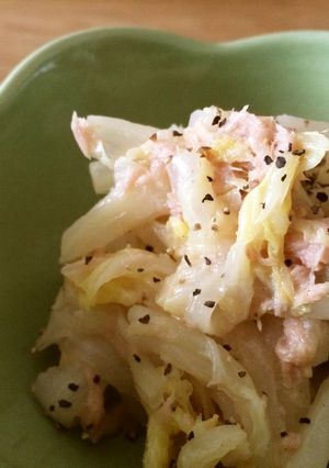 簡単時短レシピ☆白菜とツナの昆布酢和え-レシピのメイン写真