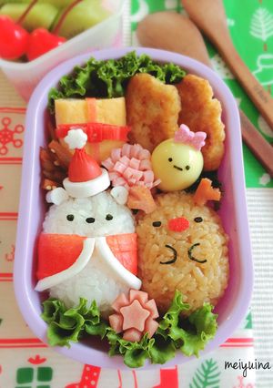 すみっコぐらしのクリスマスキャラ弁☆-レシピのメイン写真