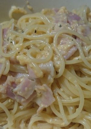 混ぜるだけカルボナーラ-レシピのメイン写真