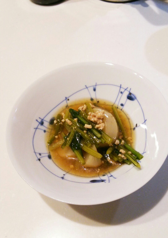 かぶとひき肉の簡単煮-レシピのメイン写真