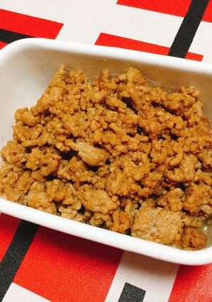 肉そぼろ-レシピのメイン写真
