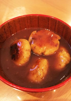 さつまいも餅のおしるこ-レシピのメイン写真