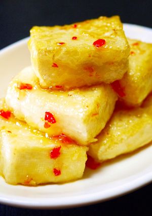木綿豆腐のマヨ☆スイートチリソース焼き-レシピのメイン写真