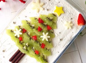 スコップケーキでクリスマスツリーケーキ-レシピのメイン写真