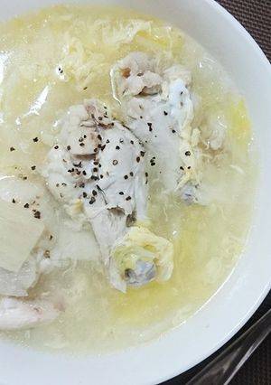 簡単圧力鍋で鶏手羽元の野菜スープ-レシピのメイン写真