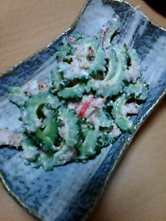 夏バテ解消!ゴーヤサラダ-レシピのメイン写真