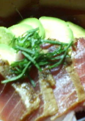 カフェ飯★アボガドとマグロのたたき丼★-レシピのメイン写真