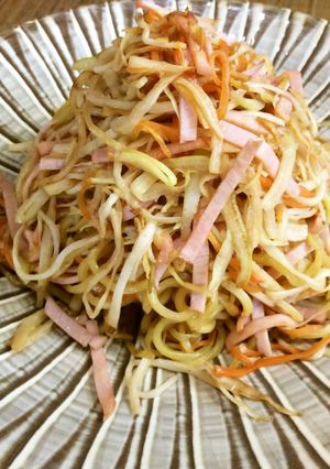 大根の皮の焼きそば-レシピのメイン写真