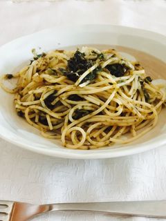 簡単!海苔の佃煮パスタ-レシピのメイン写真