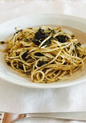 簡単！海苔の佃煮パスタ-レシピのメイン写真