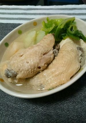 鶏手羽先de水炊き鍋-レシピのメイン写真