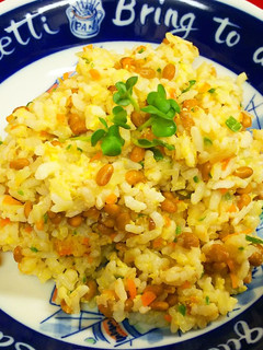 残り野菜で作る☆節約納豆チャーハン-レシピのメイン写真