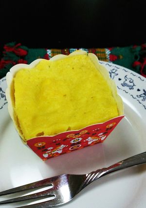 レンジで簡単しっとり♡さつまいもカステラ-レシピのメイン写真