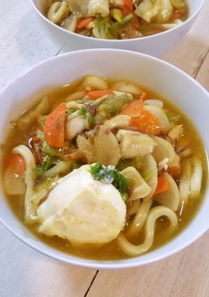 浅漬け★か〜ら〜の★カレーうどん★ランチ-レシピのメイン写真