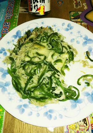 ピーマンとじゃこのチーズのせ-レシピのメイン写真