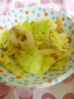お弁当のすき間に♪きゃべつちくわ-レシピのメイン写真