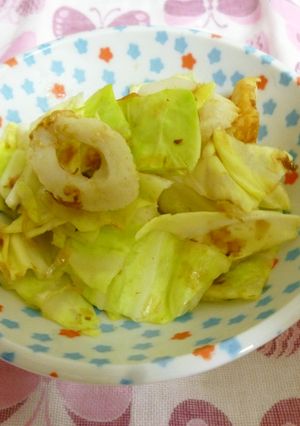 お弁当のすき間に♪きゃべつちくわ-レシピのメイン写真