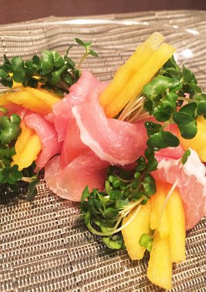 柿の花束サラダ-レシピのメイン写真