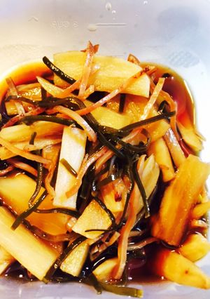ヤーコンの醤油漬け-レシピのメイン写真