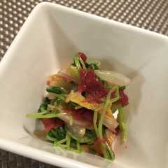 白菜と豆苗の梅干し和え-レシピのメイン写真