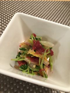白菜と豆苗の梅干し和え-レシピのメイン写真