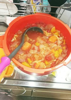 脂肪燃焼スープ【レンジ用圧力鍋】-レシピのメイン写真