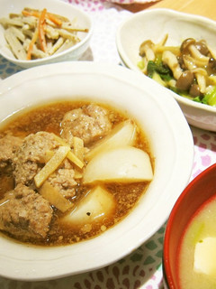 カブと肉団子の中華風煮込み-レシピのメイン写真