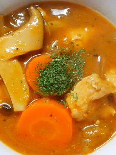 鶏むね肉とキノコ野菜のまろやかデミ煮込み-レシピのメイン写真
