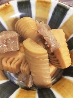 筍こんにゃく煮-レシピのメイン写真