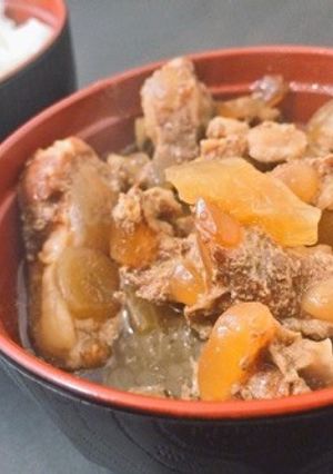 [圧力鍋で]大根と豚バラ軟骨の簡単煮込み-レシピのメイン写真