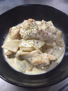 鶏肉と大根で☆ヘルシー豆乳クリーム煮-レシピのメイン写真