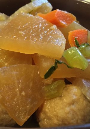 大根と肉団子の煮物-レシピのメイン写真