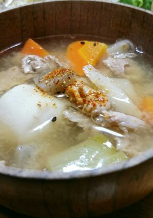 ほっこり(*´╰╯`๓)♬我が家の豚汁!-レシピのメイン写真