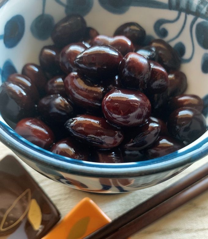 つやつや黒豆☆御節(無水鍋qc使用) by SAYURI1024 【クックパッド