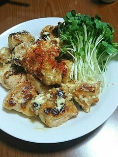 うまっ!鶏胸肉のふわかりマヨネーズ焼き♪-レシピのメイン写真